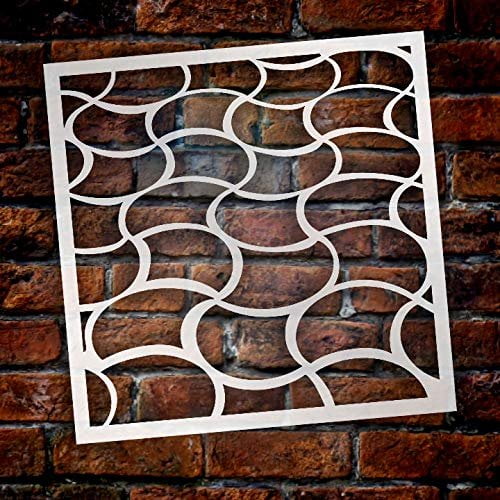 Raindrops Reusable Plastic Stencil